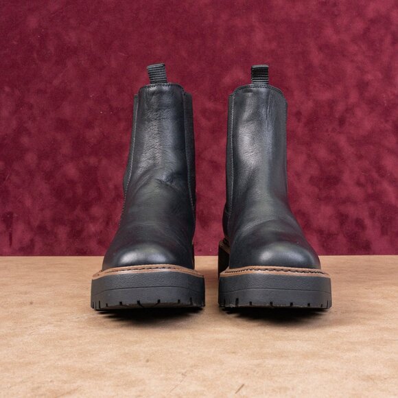 Sam Edelman Women Laguna Black Leather Comfort Chelsea Ankle Boots sz 8.5 - Picture 2 of 8